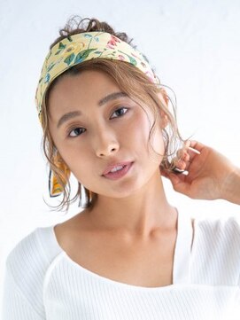 アース 千葉店(HAIR&MAKE EARTH) 大人可愛いバンダナアレンジ