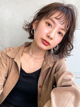 ロジッタ(ROJITHA) 【ROJITHA】外ハネウェーブ×ナチュベージュ