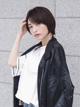 ヘアー メゾン ブレッシング(hair maison blessing) 大人おしゃれ・美シルエット前下がりショートボブ