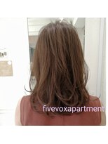 ファイブボックスヘアー 広島(five vox hair)&nbsp;ミルクティーベージュ