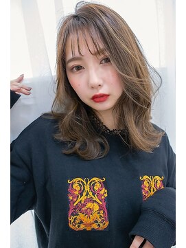 アンジェリカ 天理店(ANGELICA) ANGELICA ムルギョルウェーブ シースルーバング レイヤーカット