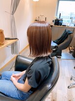 ムタヘアーサロン(MUTA hair salon) カカオブラウンボブ