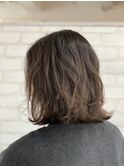 大人キレイナチュラルグラデーション☆カントリーヘア鎖骨ミディ