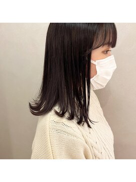 アンドワン 自由が丘(＆ONE) 【&ONE 自由が丘】　ラベンダーカラー　× 切りっぱなし