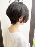 《knit銀座》大人可愛い20代30代40代ショートボブ丸み前下がり
