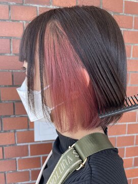 アミーリットルアットタクマ(amie:L at takuma) ピンクインナーカラー