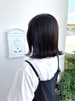 ヘアー ホスピタル ソアン(hair hospital soan) ぱつっとボブ☆外ハネ☆ピンクブラウン