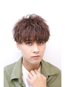 オーシャントーキョー 大阪(OCEAN TOKYO) マッシュ メンズヘア メンズ ツイスパ パーマ カラー 刈り上げ