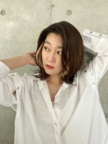 ブルーダー(Bruder)&nbsp;イヤリングカラー　デザインカラー　伸ばしかけヘア