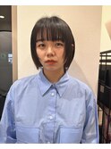 黒髪ボブ
