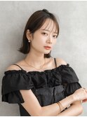 20代30代40代/大人綺麗外ハネボブ/艶髪カラー/髪質改善