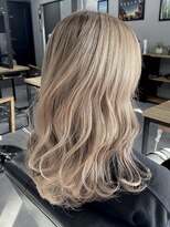 ウェイビー 桜木町店(WAVY)&nbsp;【ブリーチあり】ミルクティーカラー