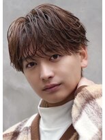 オーシャントーキョー 心斎橋(OCEAN TOKYO WEST)&nbsp;韓国マッシュカルマパーマコンマバングセンターパート茶髪ウルフ