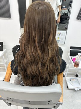 グラム 岡崎北店(gram) ワンブリーチ透明感ブラウン