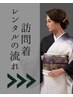 訪問着レンタル+着付け+ヘアセット　￥20,900～