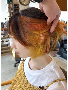 コモレビ(komorebi) 【八田瞳】ビタミンカラー◎イエロー×オレンジ