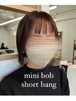 フレイムス ヘアアンドリラックス 東川口店(Frames hair&relax)&nbsp;20代30代40代　おしゃれミニボブ