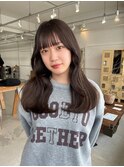やわらかベージュ艶髪　20代