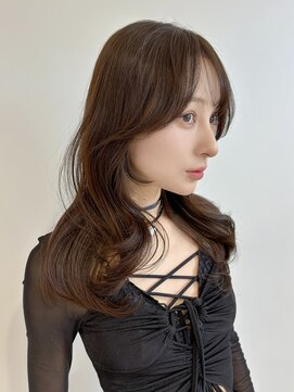 ロンドリメゾン 原宿(Lond re Maison.) 暗めカラー/韓国レイヤー/マロンベージュ/くすみベージュ/原宿