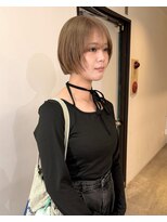 ニコフクオカヘアーメイク(NIKO Fukuoka Hair Make)&nbsp;ミルクティーベージュ/ミニボブ/ショートボブ