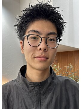 ガレージ バイ グリーン 原宿 表参道(Garage by green) 【HYUGA】スパイキーショート