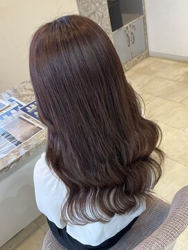 ラピス 福岡天神店(Lapis) 【エクステ付き】大人上品◎ブリーチなしミルクティーブラウン