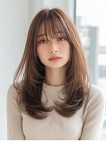 ダル 渋谷/表参道(DAL.)&nbsp;ハッシュカットバタフライカット顔回りカットカーテンバング