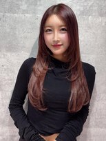 バランス 原宿 表参道(balance)&nbsp;チェリーピンク×レイヤーカット