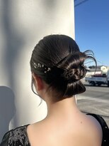 エト(eto)&nbsp;参列ヘアセット カチモリ タイトリボン