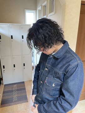 メルク(merc) マッシュ ショート ベリーショート 波巻き パーマ