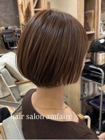 ヘアサロン アンフェール(Hair Salon Amfaire)&nbsp;【shimizu】首元スッキリショートボブ