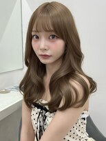 アイトーキョーエス 渋谷(AI TOKYO S)&nbsp;ブリーチなしダブルカラーヘーゼルベージュ透明感カラーレイヤー