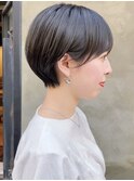 レイヤーカット ボブ切りっぱなしボブ表参道髪質改善