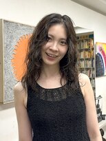 リブロ 三軒茶屋(LIBRO)&nbsp;ドライパーマ/ウェーブパーマ/ミントカラー/オリーブベージュ