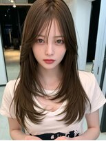 ロッソ 大橋店(Rosso)&nbsp;ブラウンの重なりフェイスレイヤー【大橋】