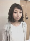ゆるふわボブディ/外国人風フレンチセピアアッシュ