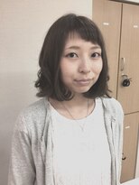 ヘアデザイン ラポール 茨木店(hair design Rapport)&nbsp;ゆるふわボブディ/外国人風フレンチセピアアッシュ