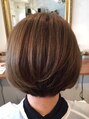 ヘアー アトリエ トゥルー(hair atelier true)&nbsp;襟足スッキリショートボブ！スタイリングも楽なスタイルです！