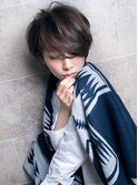 6/8open!ひし形シルエットグレージュエアリーショート