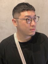 フランクスバーバーリザーブ 人形町店(FRANK’S BARBER RESERVE) クロップサイドグラデーションスタイル y