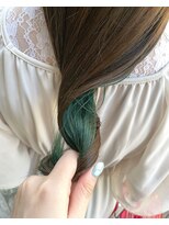 フォト 新宿(foto)&nbsp;インナーカラー小顔ネビージュワンレンボブルフ新宿