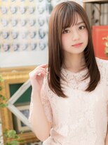 カバーヘア ブリス 川口(COVER HAIR bliss)&nbsp;小顔フェザーバング流れるエアストレートT1川口20代30代40代!