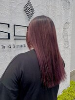 ヘアー ホスピタル ソアン(hair hospital soan)&nbsp;チェリーレッド☆ブリーチ履歴あり