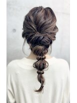 サロンロール(Salon Roll)&nbsp;ゆるめ編みおろしアレンジ★