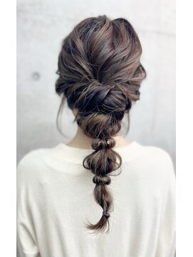 サロンロール(Salon Roll) ゆるめ編みおろしアレンジ★