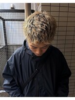 ウェルネス(Wellness)&nbsp;スキンフェードツイストスパイラルツーブロックマッシュ60