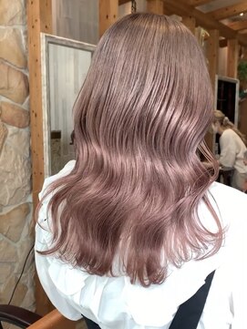 リード バイ ラグーン(LEAD by LAGOON) ラベンダーミルクティーグレージュケアブリーチバレイヤージュ