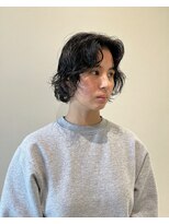 アローム(alom) ボブウルフ×パーマ