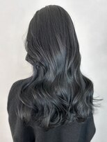 アイティーバイアルバム 北千住店(IT by ALBUM)&nbsp;ブルーブラックロング_大人ガーリーチョコレート_ba441401