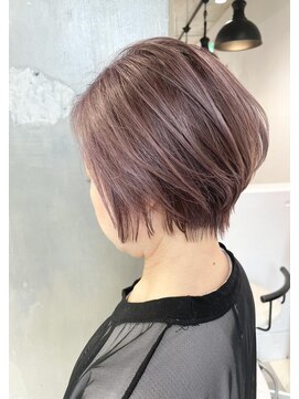 ミューバイケンジ(miu by KENJE) miu&伊藤夏海 白髪活かしハイライト◎